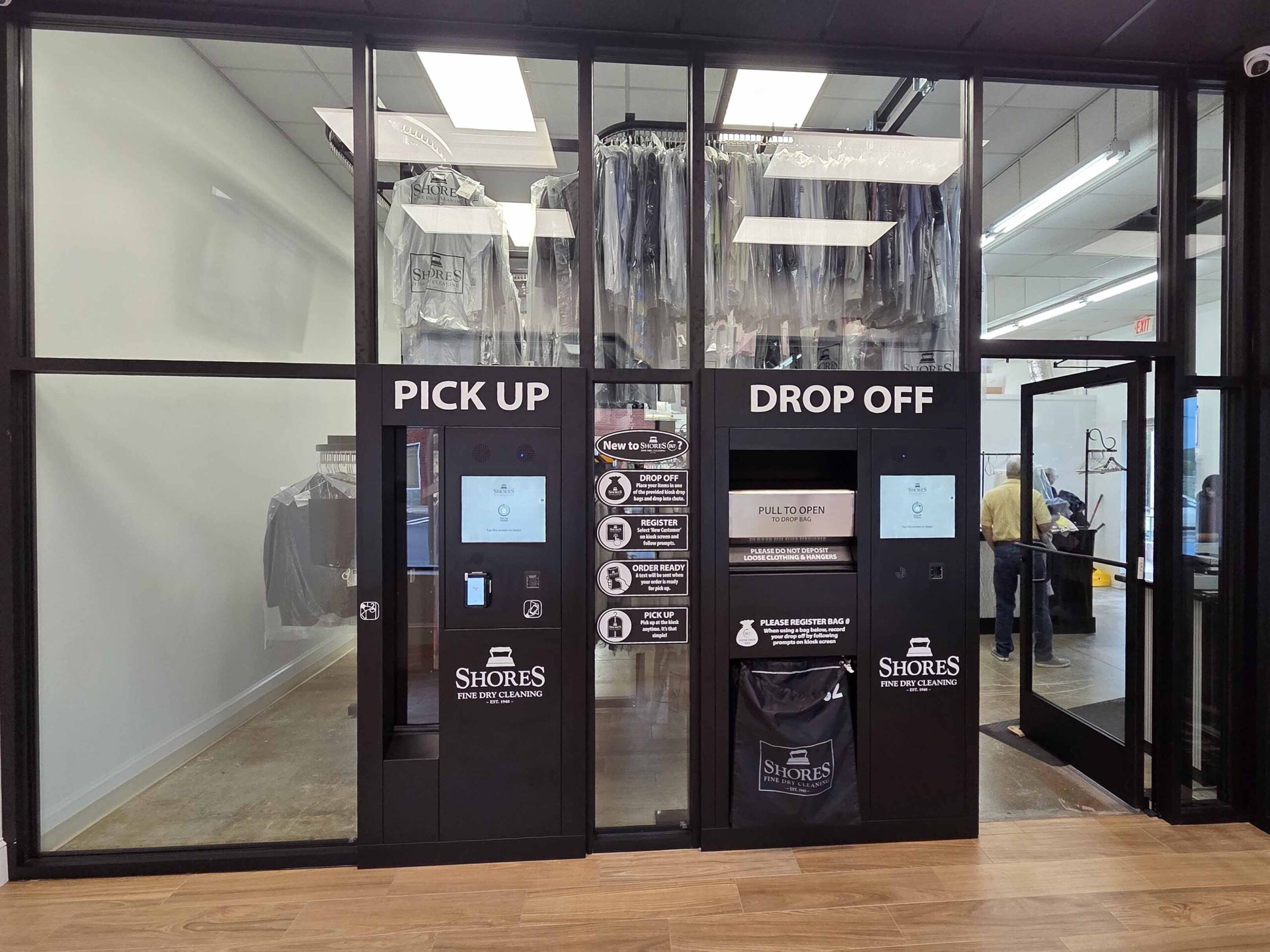 Shores Fine Dry Cleaning opens innovative dry cleaning delivery kiosk with 24/7 access in Winston-Salem, North Carolina